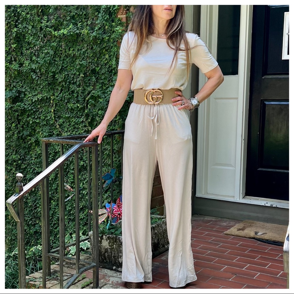 #10 Off White KNIT Romper with POCKETS! - Picture 2 of 10